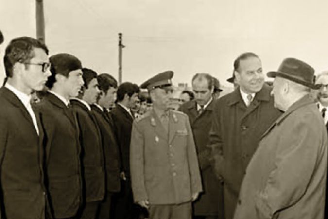 C. Naxçıvanski adına Respublika hərbi internat məktəbində, 7 aprel 1973.