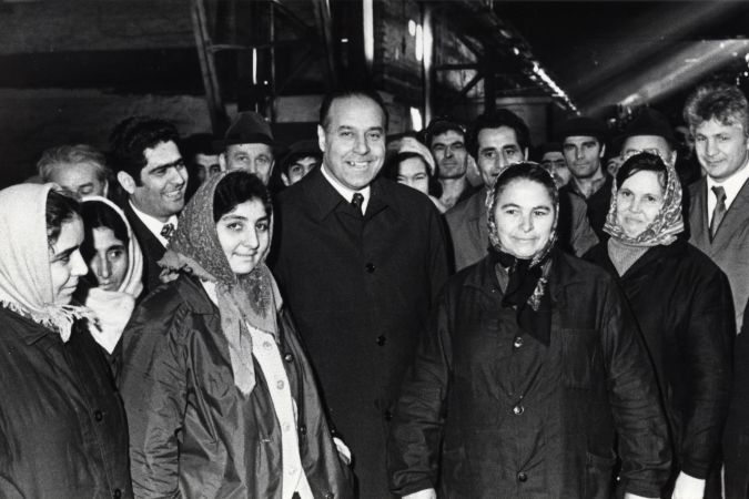 Boru-Prokat zavodunda. Sumqayıt, 30 noyabr 1973.