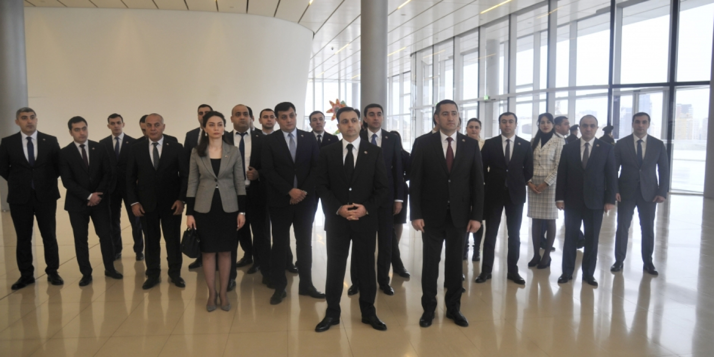 Employees of the State Agency for the Protection of Strategic Objects visited the Heydar Aliyev Center