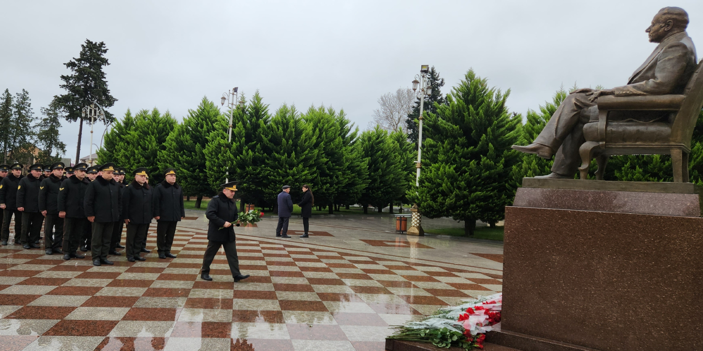 In the regional offices of State Agency for the Protection of Strategic Objects events were held to honor the memorial day of national leader of Azerbaijani people.