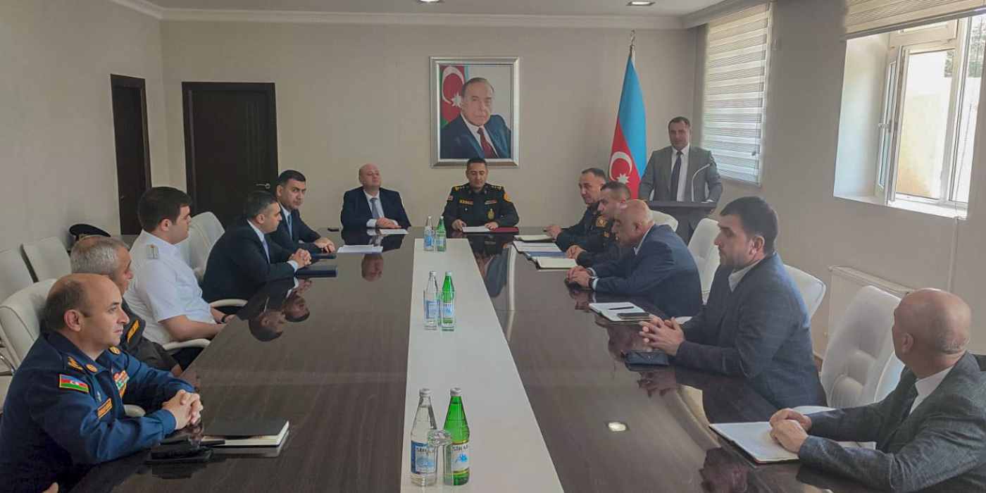Qaradağ Rayon İcra Hakimiyyətində ixrac neft-qaz boru kəmərlərinin təhlükəsizliyi ilə bağlı iclas keçirilmişdir