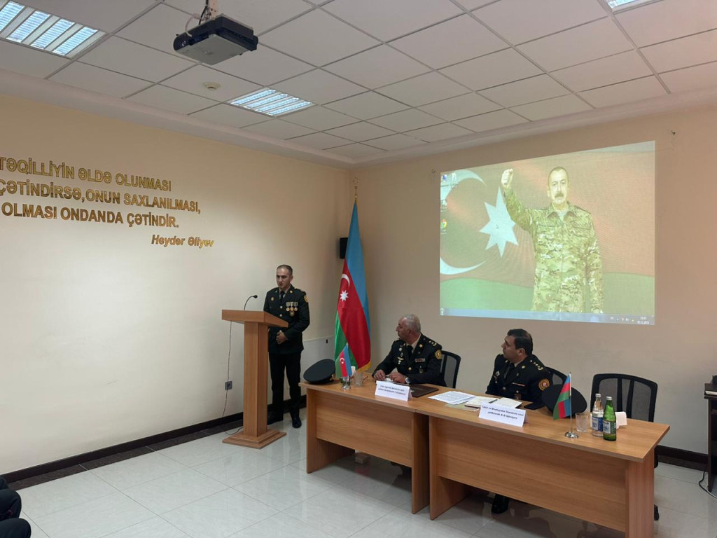 Strateji Obyektlərin Mühafizəsi Dövlət Agentliyində Zəfər Gününə həsr olunmuş tədbir keçirilib