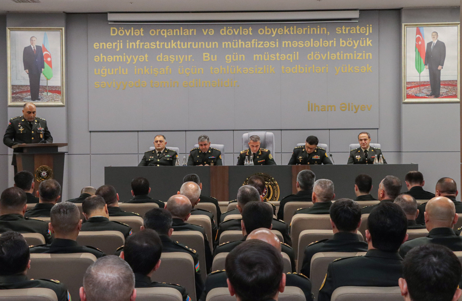 Strateji Obyektlərin Mühafizəsi Dövlət Agentliyində hesabat iclası keçirilib