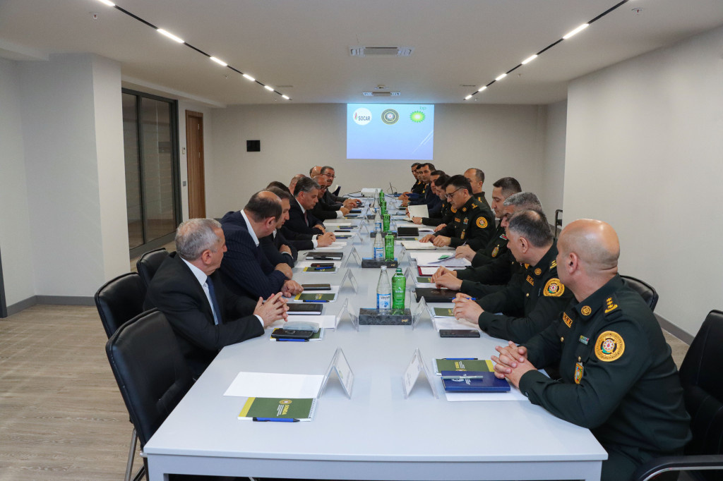 Azərbaycan Respublikası Strateji Obyektlərin Mühafizəsi Dövlət Agentliyində ixrac neft-qaz boru kəmərlərinin təhlükəsizliyinin gücləndirilməsinə dair iclas keçirilmişdir