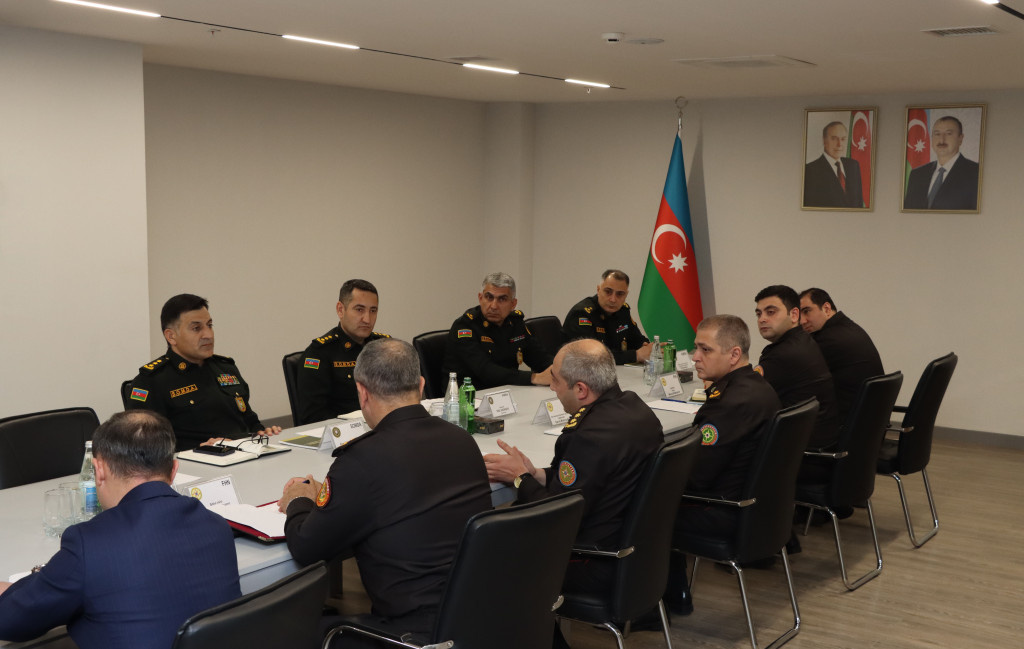 Strateji Obyektlərin Mühafizəsi Dövlət Agentliyində Fövqəladə Hallar Nazirliyinin əməkdaşlarının iştirakı ilə iclas keçirilmişdir.
