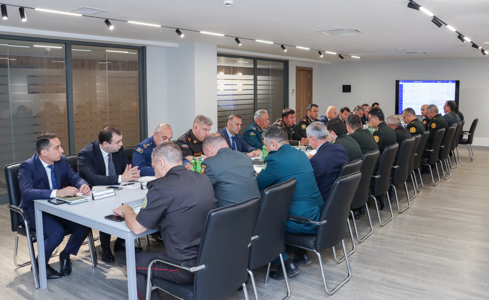 İxrac neft və qaz boru kəmərlərinin təhlükəsizliyinin təmin edilməsi ilə bağlı məsələlər müzakirə olunmuşdur