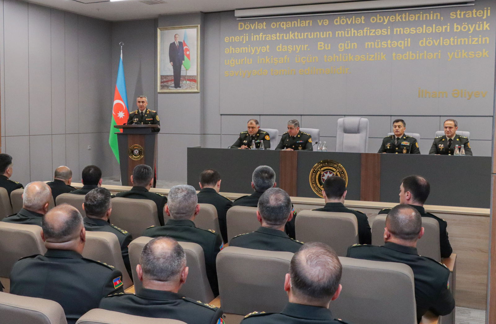 Strateji Obyektlərin Mühafizəsi Dövlət Agentliyində hesabat iclası keçirilib