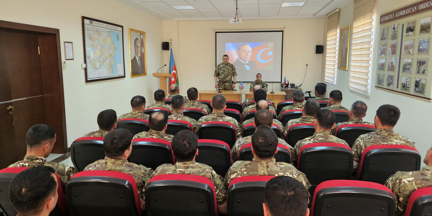 Strateji Obyektlərin Mühafizəsi Dövlət Agentliyinin regional idarələrində 15 iyun - Milli Qurtuluş Gününə həsr olunmuş tədbirlər keçirilib